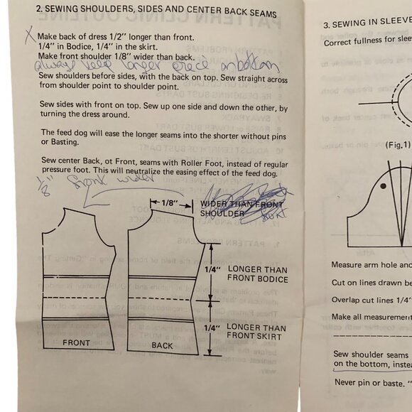 Vintage 1976 Magic-Fit Master Pattern For Pants By American Fashion Institute - Picture 7 of 8